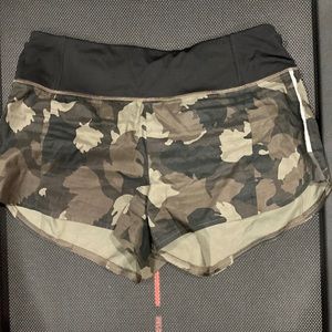 Athleta workout shorts camouflage size M